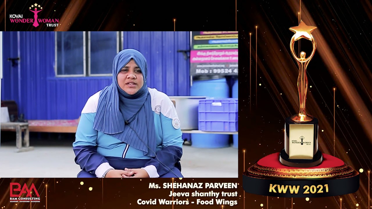 Ms. Shehanaz parveen - Covid Warriors - Jeeva Santhi trust