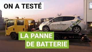 Test de la « PANNE SÈCHE » de batterie avec une voiture électrique (VE)