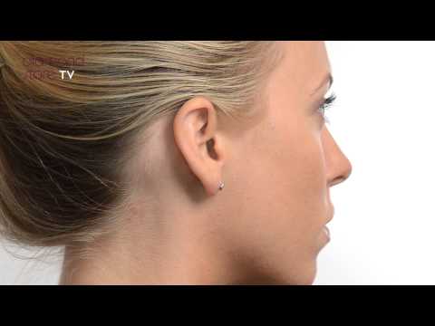 B3479 - 0.30CT Stud Earrings Diamond 9K White Gold