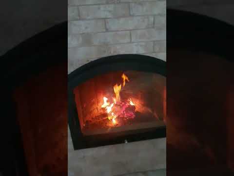 Видео о дверце камина 3
