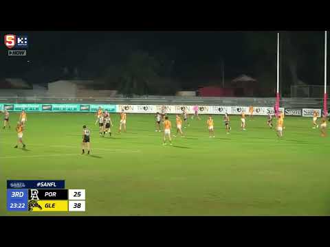 Rd 16 Hostplus SANFL Snapshot - Port's Orazio Fantasia with a lovely baulk and goal on run