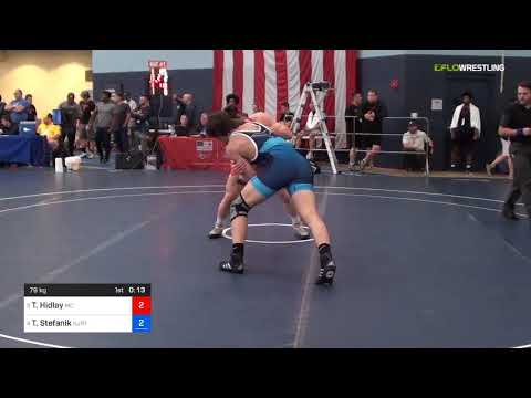 2018 FS WTT Challenge/UWW Juniors 79 Quarter-Finals - Trent Hidlay (MC) Vs. Travis Stefanik (NJRTC