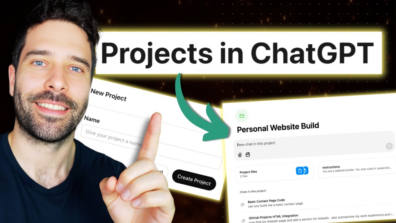 How to use chatGPT Projects: Walkthrough, Use Cases & Comparisons to Claude