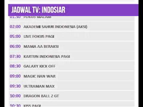 Jadwal indosiar hari ini 13 juli 2014