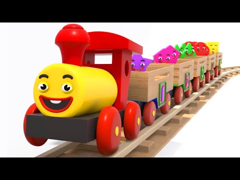 Learn Shapes with Wooden Tino Toy for Children