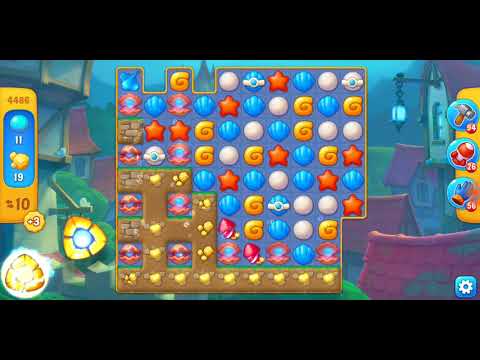 Fishdom. 4486 super hard level no boosters and diamonds