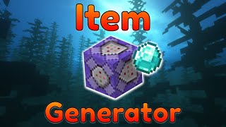 How to Make an ITEM GENERATOR In Minecraft Bedrock 1.21+