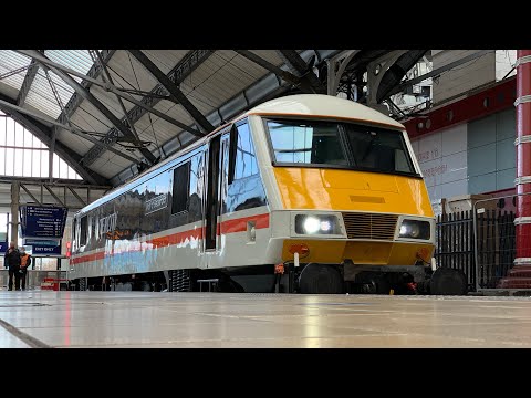 Locomotive Services Limited Class 90 002 At Liverpool Lime Street (29/03/21)