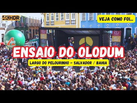 Ensaio do Olodum Salvador Bahia 🇧🇷 Largo do Pelourinho 2026 | 4K HDR ( 11/01/2026 )