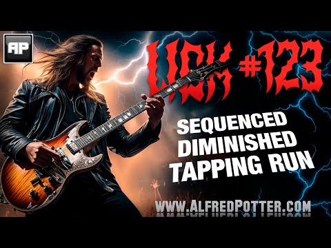 Lick #123 - Sequenced Diminished Tapping Run