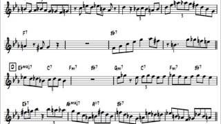 Wail(Master Take)/Bud Powell's Solo Transcription