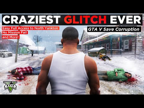 GTA V Save Corruption Glitch (No Mods) - Easy Access To North Yankton and Corrupt Los Santos