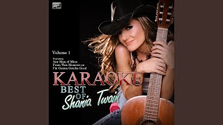 From This Moment On (In the Style of Shania Twain) (Karaoke Version)