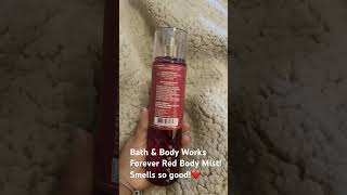 Bath and body works Forever Red body mist #bathandbodyworks  #fragrancemist