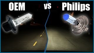 Philips X-Treme & Crystal Vision Ultra Replacement Halogen Headlights | OEM vs Philips Bulbs