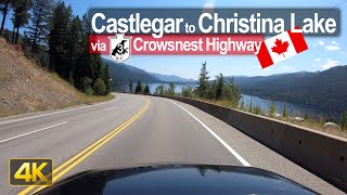 Driving from Castlegar to Christina Lake in British Columbia ๐จ๐ฆ
