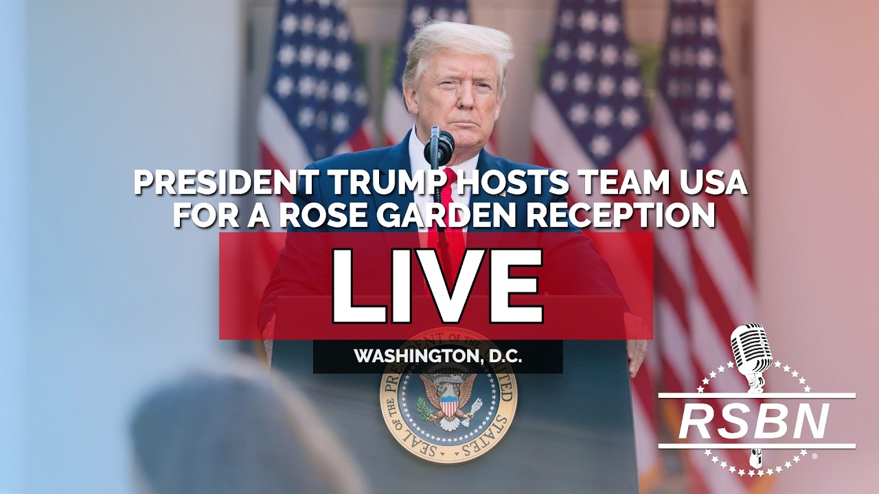 LIVE: President Trump Hosts Team USA Winter Olympians for a Rose Garden Reception - 08/06/26