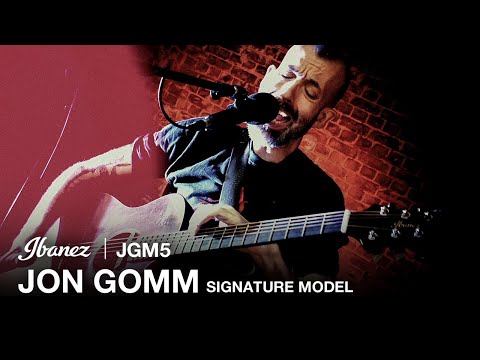 Ibanez Jon Gomm Signature JGM5 Acoustic-Electric Guitar  - Black Satin Top image 7