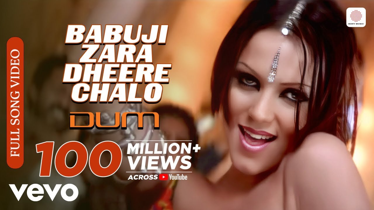 Babujee Jara Dhire Chalo Lyrics | Dum | Sonu Kakkar | Sandeep Chowta