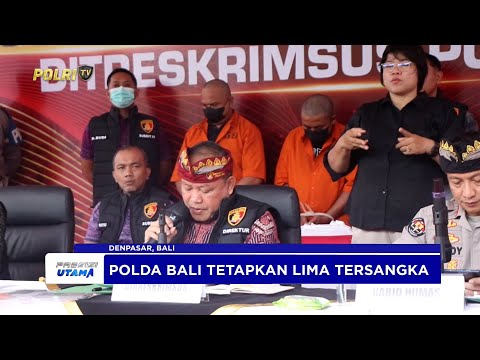 POLDA BALI UNGKAP KASUS PENYALAHJGUNAAN BBM SOLAR BERSUBSIDI, 5 TERSANGKA DITANGKAP