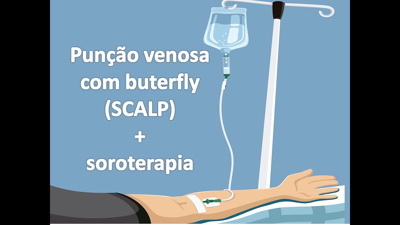 Acesso venoso periférico + conexão de soroterapia.