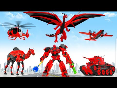 POLICE  CAMEL ROBOT CAR GAME 2023 NEW  ANDROID GAME...