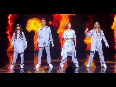 🇺🇦 JESC - Olena Usenko, Oleksandr Balabanov, Sophy Ivy and Darina Krasnovetska performing together