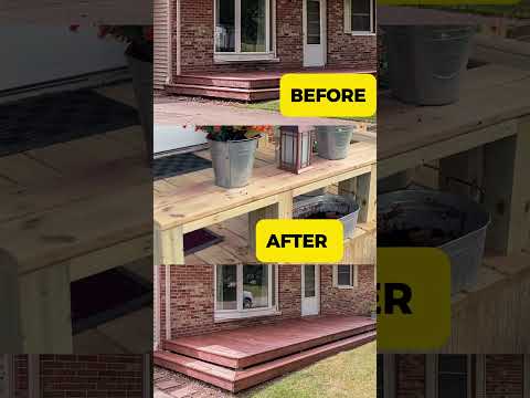 Double Transformation Deck + Siding Makeover Reveal