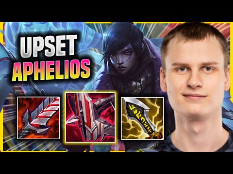 UPSET DESTROYING WITH APHELIOS! - FNC Upset Plays Aphelios ADC vs Draven! | Preseason 2022