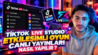 TİKTOK LİVE STUDİO ETKİLEŞİMLİ OYUN CANLI YAYINLARI NASIL YAPILIR ? Tiktokoyun V