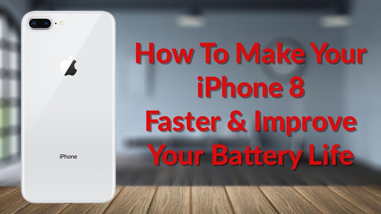 How To Make Your iPhone 8 Faster & Improve Your Battery Life - YouTube Tech Guy