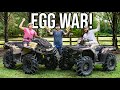 EGGING FOUR WHEELER RIDERS