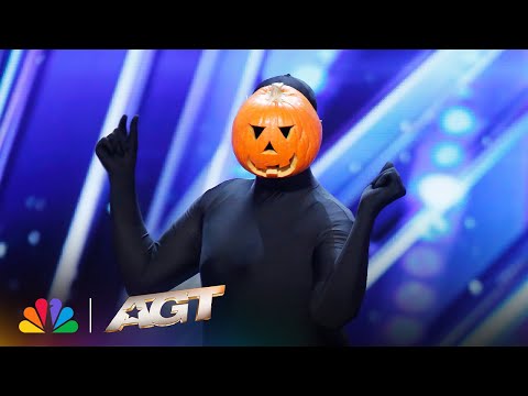 Viral Legend Dancing Pumpkin Man BOOGIES His Way Into Our Hearts | America's Got Talent