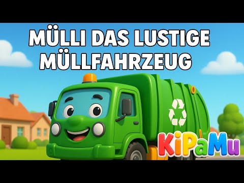 ♪ ♪ Kinderlied Müllauto - Mülli macht die Müllabfuhr! Recycling auf der Deponie
