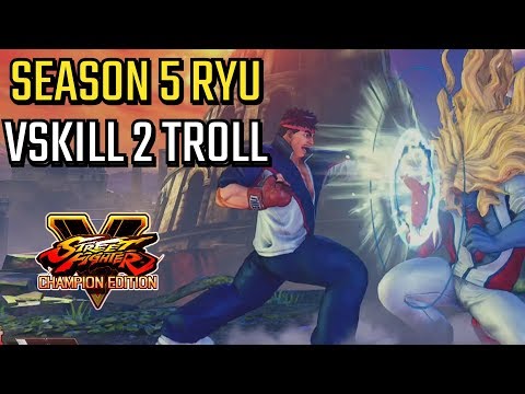 Season 5 Grand Master Ryu! Trolling With V-Skill 2! [Stream Highlights 140]