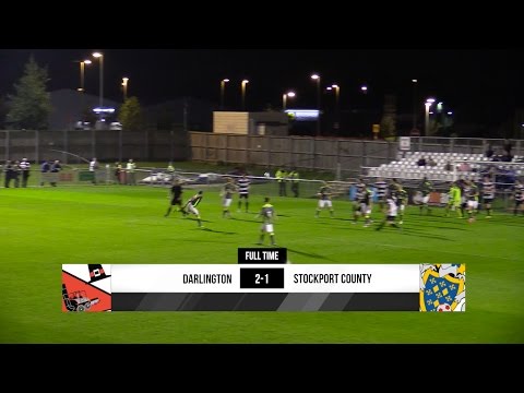 Darlington 2-1 Stockport County - Vanarama National League North - 2016/17