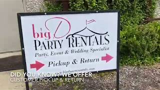 Big D Party Rentals Customer Pick Up   Will my Rental Order fit in my vehicle   Full Sized SUV