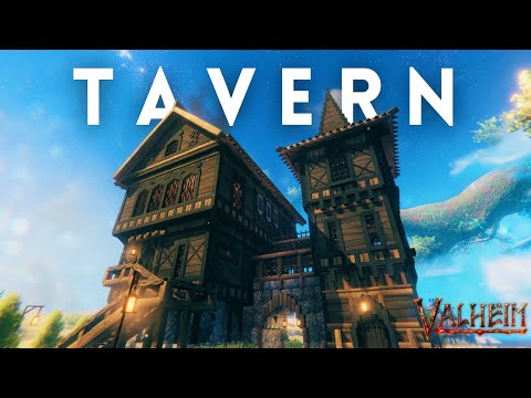INCREDIBLE Tavern - Valheim Vanilla Build