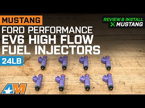 1999-2004 Mustang Ford Performance EV6 High Flow Fuel Injectors Review & Install