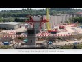 Mersey Gateway - building the MSS Webster - time-lapse