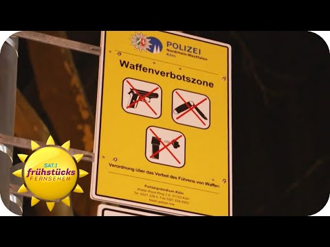 Kein Pfefferspray mehr - Waffenverbot in der Düsseldorfer Altstadt | SAT.1 Frühstücksfernsehen