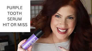 TRYING VIRAL PRODUCTS / PURPLE TEETH  WHITENING SERUM/ HIT OR MISS?