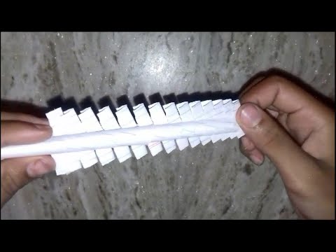 How to make a paper saru tree