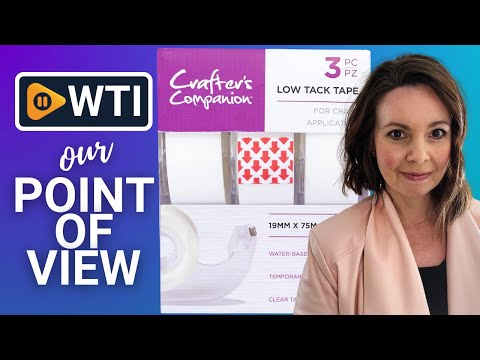 Crafter's Companion Low Tack Tape - WTI product video review