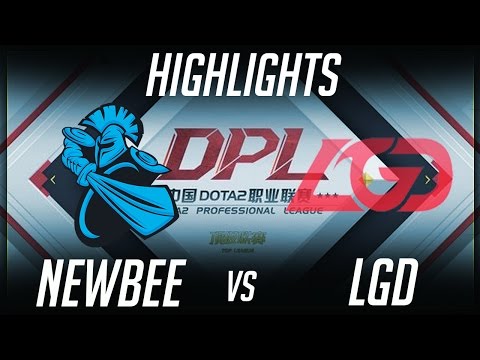 NewBee vs LGD DPL 2017 Highlights Dota 2 by Time 2 Dota #dota2