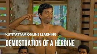 Describing a heroine in Kutiyattam