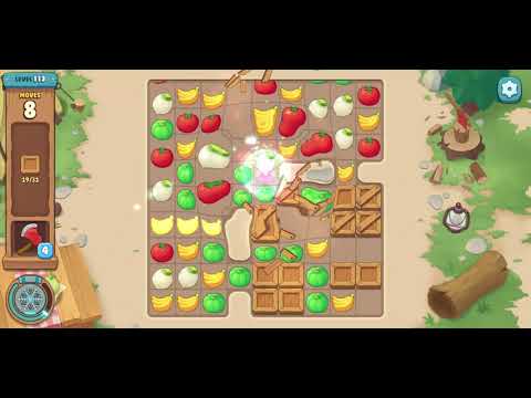 We Bare Bears Match3 Repairs Level 113 - No Boosters