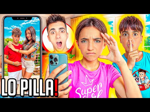 LA CRUSH DE MI HERMANO LE REVISA EL MOVIL…*le pilla!*