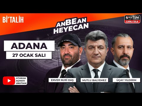 Mutlu Balyemez & Enver Nuri Daş & Üçay Yıldırım ile ANBEAN HEYECAN | 27 Ocak Adana At Yarışları