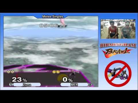 Birmingham Brawl 3 Melee Singles - Zoma (Fox, Sheik) vs. MER (Peach)